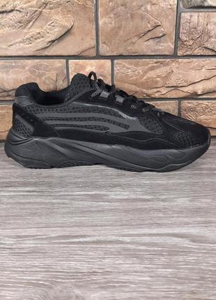 Мужские кроссовки adidas yeezy вoost 700 v2  кроссовки  изи буст 700 черный7 фото
