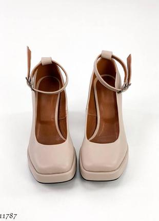 Туфли классические на каблуках женские, натуральная кожа10 фото