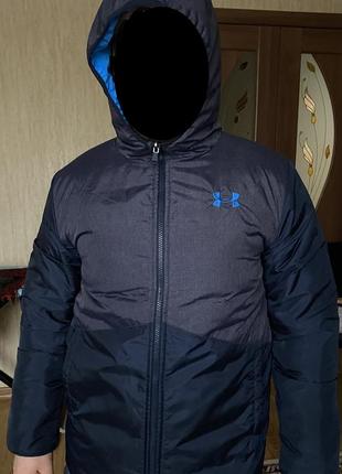 Двусторонняя  осенне-зимняя куртка under armour (original usa)5 фото