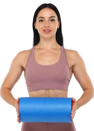 Роллер для йоги и пилатеса гладкий 🔥30см кольори в асортименті6 фото