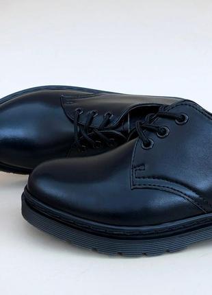 Туфли кожаные dr martens 1461 mono black3 фото