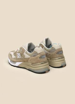 Кроссовки в стиле new balance 992 beige мужские трендовые премиум кроссовки nb качественные стильные молодежные7 фото