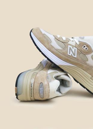 Кроссовки в стиле new balance 992 beige мужские трендовые премиум кроссовки nb качественные стильные молодежные9 фото