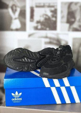 Новинка!  кросівки в стилі adidas ozweego meta black чоловічі преміум кросівки адідас якісні стильні молодіжні зручні8 фото