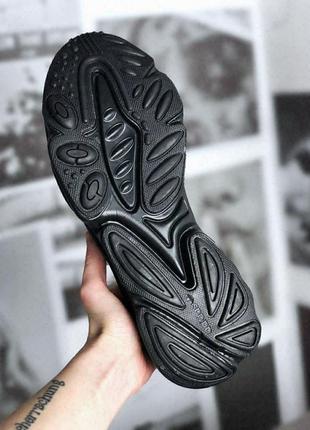 Новинка!  кросівки в стилі adidas ozweego meta black чоловічі преміум кросівки адідас якісні стильні молодіжні зручні7 фото