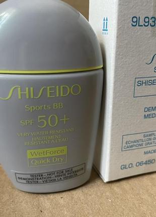 Shiseido sport bb крем для лица, medium, 30ml