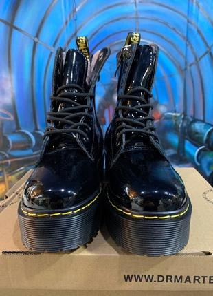 Ботинки dr.martens jadon  с лакированной кожей/осень/зима/весна😍2 фото