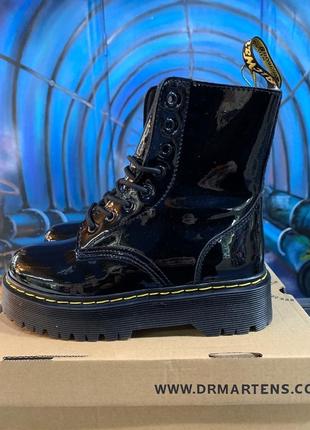 Ботинки dr.martens jadon  с лакированной кожей/осень/зима/весна😍3 фото