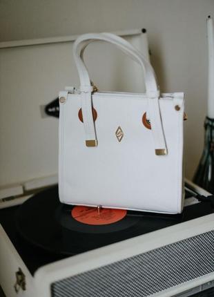 Сумка aron white 22х22х8