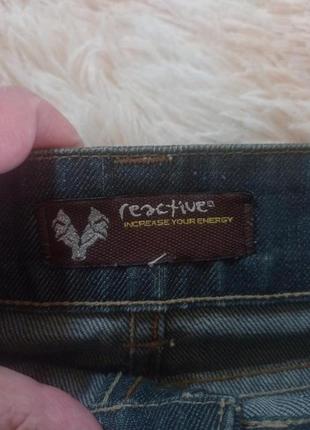 Джинсовая мини юбка, стильный темный джинс3 фото