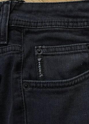 Чорні джинси armani jeans slim fit4 фото