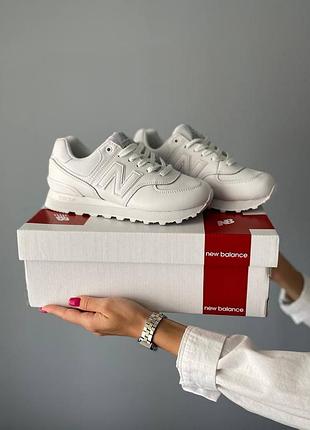 Кроссовки new balance 574 white