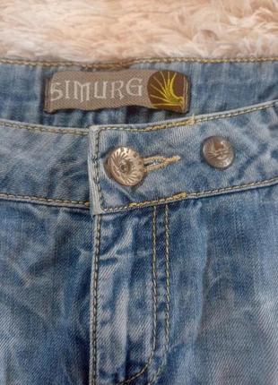 Джинсовая юбка, юбка джин, мини юбка дизайн молнии simurg5 фото
