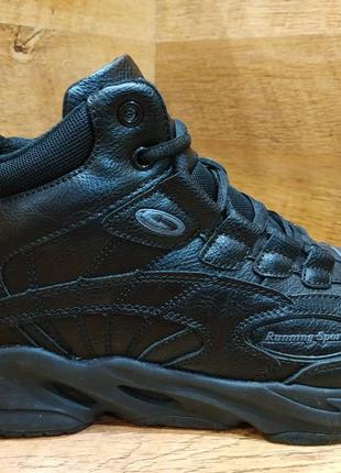 Зимові черевики шкіряні кросівки чоловічі baas на хутрі! р. 41-46