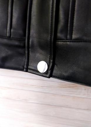 Куртка кожа черная pimkie4 фото