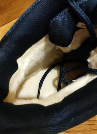 Зимові черевики кросівки чоловічі замшеві baas на хутрі! р. 438 фото