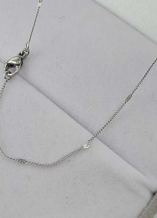 Ланцюг на шию під срібло родований біжутерія xuping, жіночий ланцюжок срібний 45 см