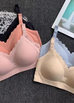 Бюстгальтер еластичний для годування грудьми модал флавер темно-рожевий xl