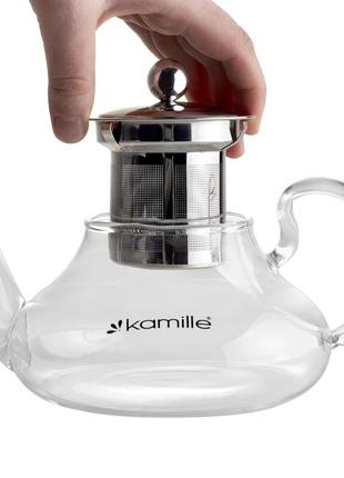 Заварник kamille зі знімним ситечком 600мл km-1601