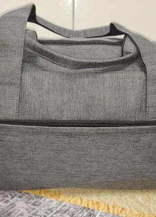Серая спортивная сумка унисекс puma женская мужская дорожная сумка для путешествий багажная ручная кладь для занятий спортом5 фото