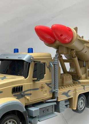 Машина військова ракетний комплекс himars техніка на радіокеруванні tk — 266-50 вантажівка фургон хімарс3 фото