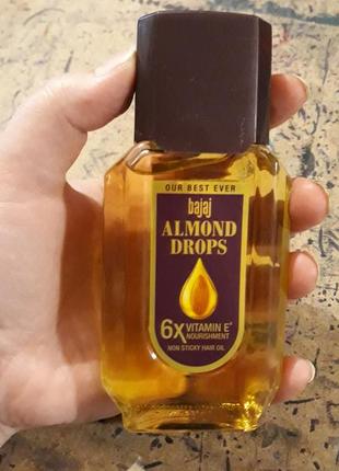 Bajaj almond drops hair oil 100 ml all hair туре масло для волосся від випадання волосся