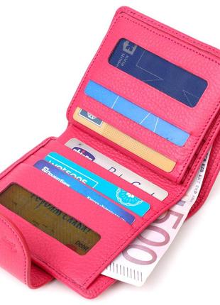 Барвистий жіночий гаманець із натуральної шкіри tony bellucci 22063 фуксія5 фото