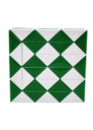 Головоломка кубик рубика змійка mc9-6, 3 кольори (зелений)