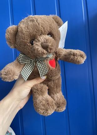 Ведмедик із серцем м'який, плюшеві ведмедик подарунок на день святого валентина,14 лютого м'яка іграшка m 143142 фото