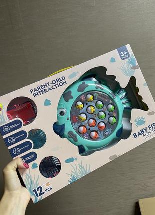 Детская игра рыбалка с удочками, развивающие игры на батарейках