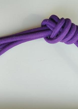 Скакалка для художественной гимнастики ф10мм длина три метра цвет фиолетовый