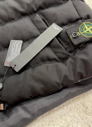 Мужская жилетка stone island до 0*с демисезонная осенняя весенняя красная безрукавка стон айленд теплая жилет9 фото