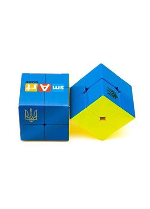 Кубик 2х2х2 сміливий, corner ukraine smart cube scu223