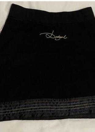 Desigual шикарная яркая мини юбка известного испанского бренда2 фото