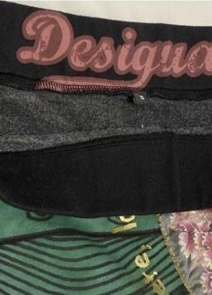 Desigual шикарная яркая мини юбка известного испанского бренда4 фото