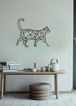 Декоративное настенное панно «кот» декор на стену10 фото