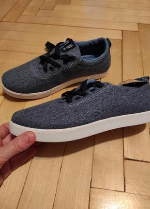 Кеды новые текстильные