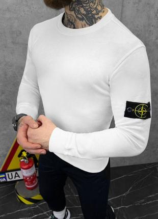 Свитшо stone island white