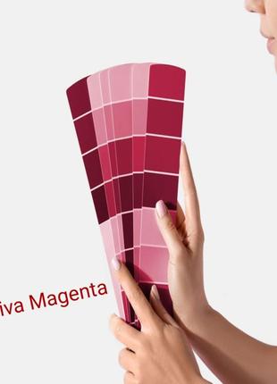 🫧 16.5 размер кольцо серебро родий фианит розовый viva magenta5 фото