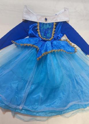 Карнавальна маскарадна сукня королева спляча красуня принцеса