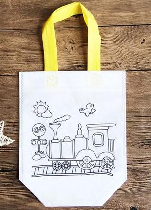 Детский набор для творчества раскрасок / эко сумки разрисовки9 фото
