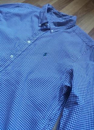 Рубашка polo ralph lauren в клеточку мужская, размер m/l2 фото