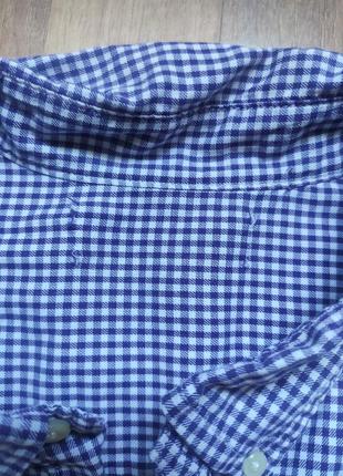 Рубашка polo ralph lauren в клеточку мужская, размер m/l3 фото
