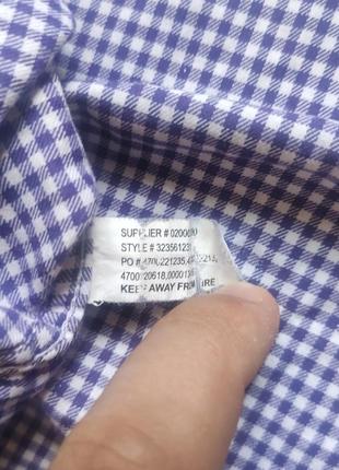 Рубашка polo ralph lauren в клеточку мужская, размер m/l5 фото