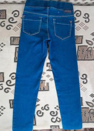 Джинсовые штаны джинсы для девочки 1222 фото