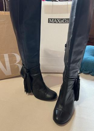 Шикарні шкіряні сапоги kurt geiger оригінал