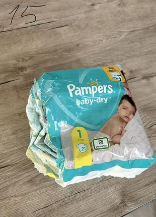 Підгузки pampers baby-dry1 фото