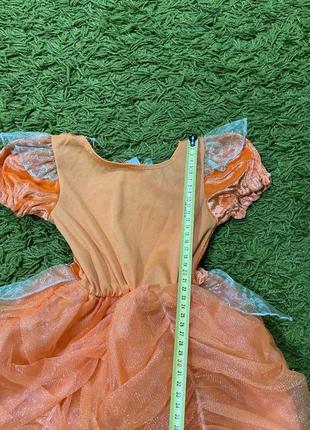 Платье тыква тыковка на 1-2года хеллоуин5 фото