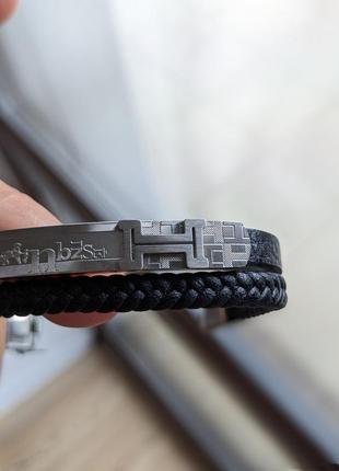 Hermes шкіряний браслет оригінал 2