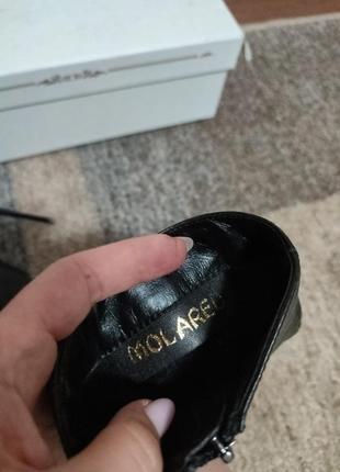 Ботинки женские фирменные molared кожаные на каблуке5 фото